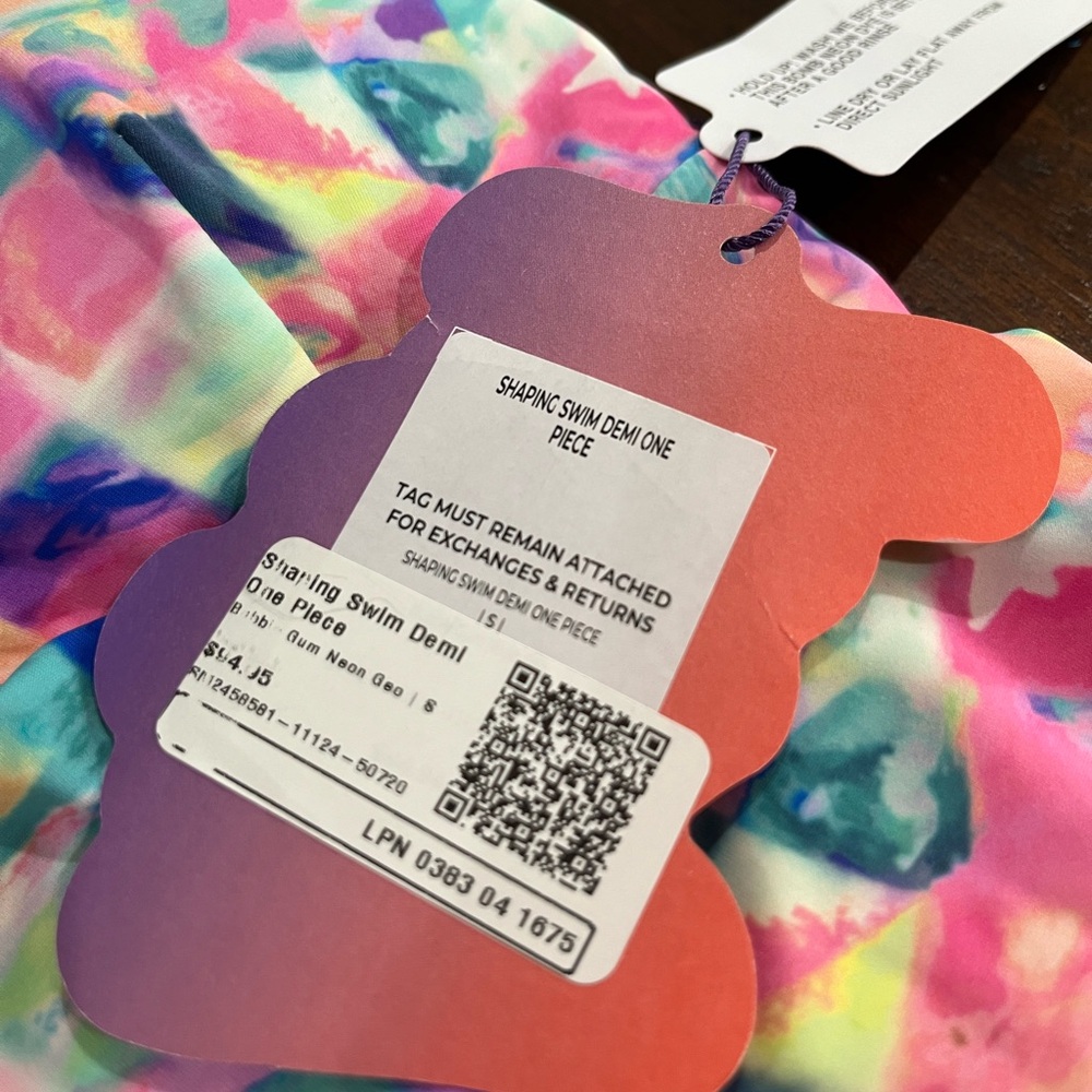 YITTY FABLETICS S Swimsuit Demi Pink Bubble Gum Shaping One Piece Vibrant NWT - Picture 8 of 13